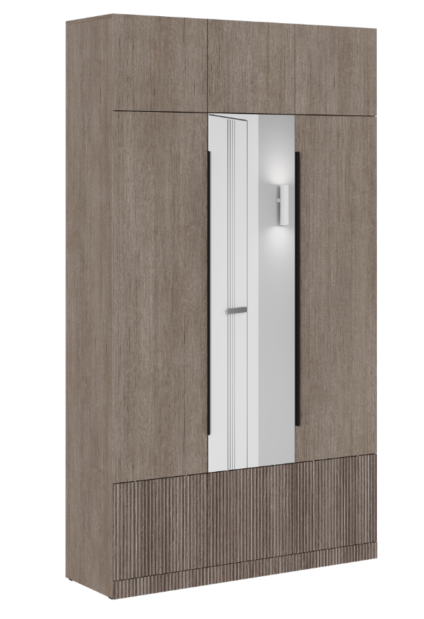 "Кантри" Шкаф 3ств. с зеркалом ШК-002