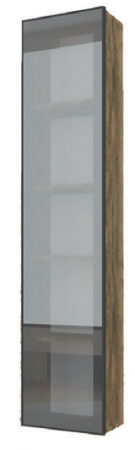 Рондо навесной пенал стекло 