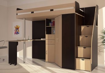 "Мийа" Кровать-чердак 