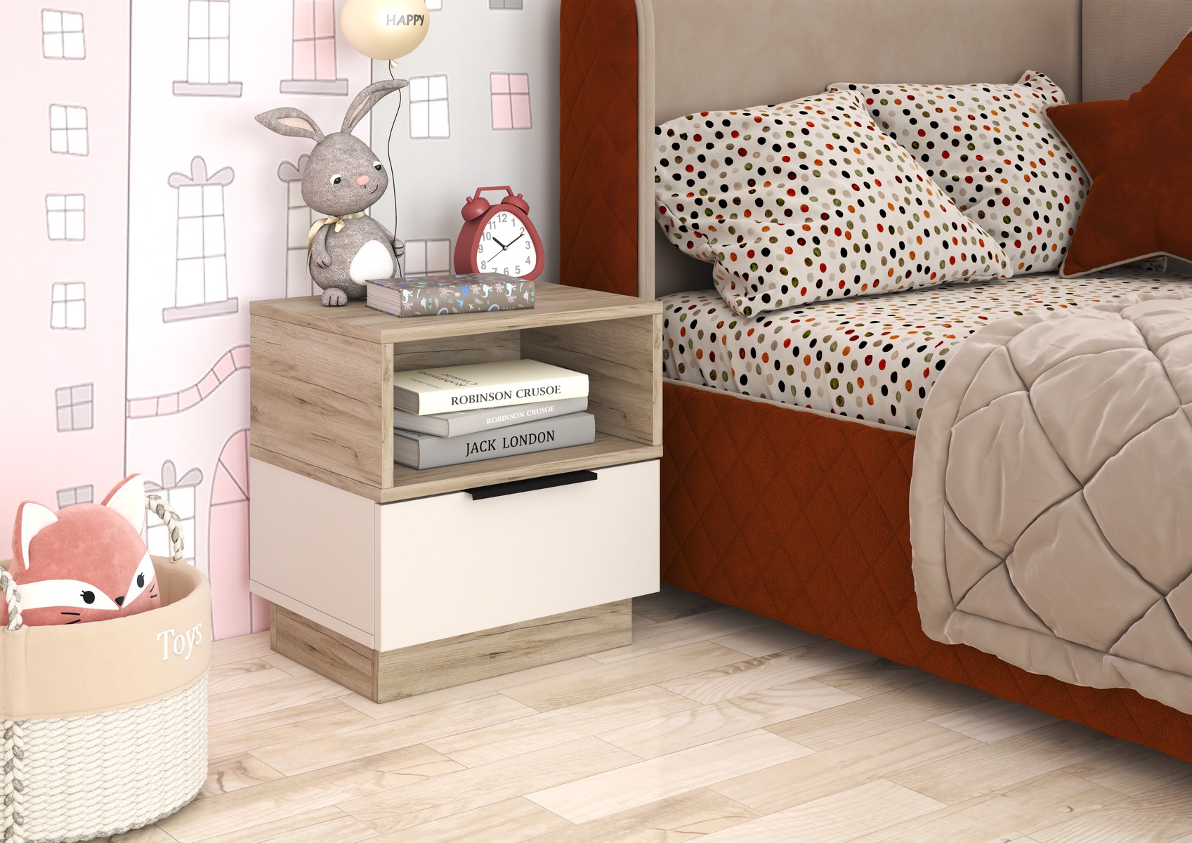 "Бохо" Тумба прикроватная