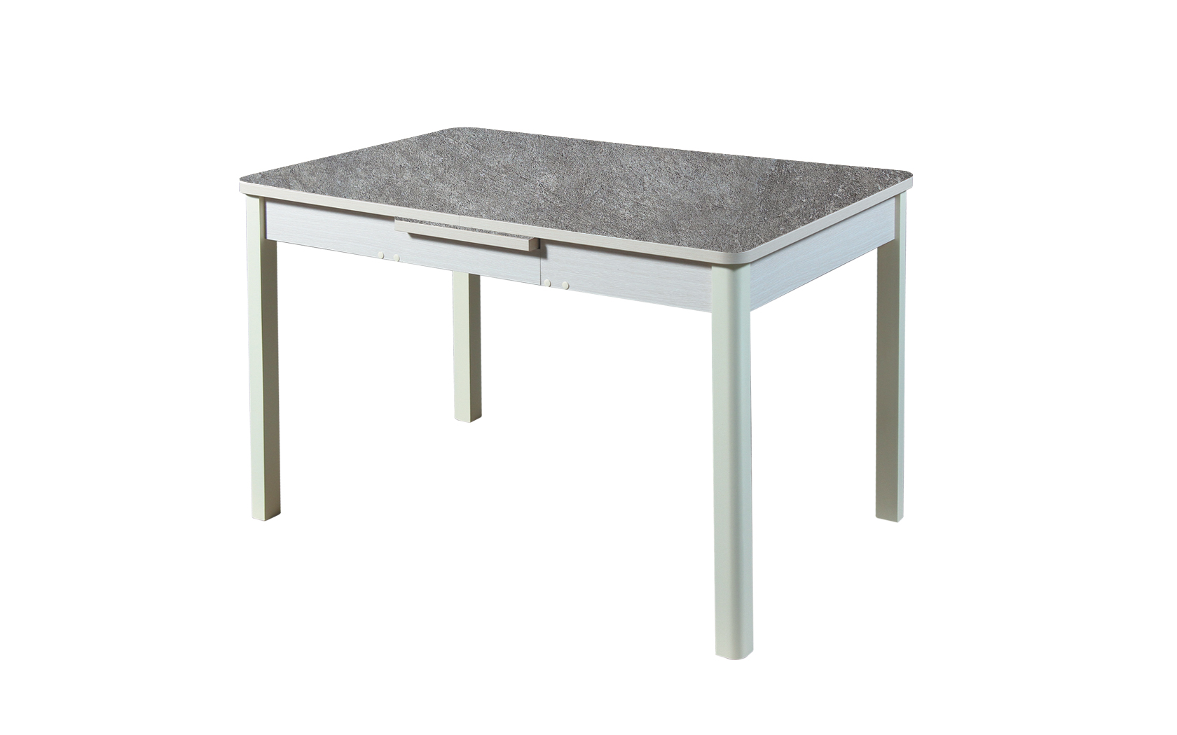 Стол "ЛЮКС 1,52 ПЛАСТИК" раздвижной (1,2*1,52*0,8) опора ХРОМ