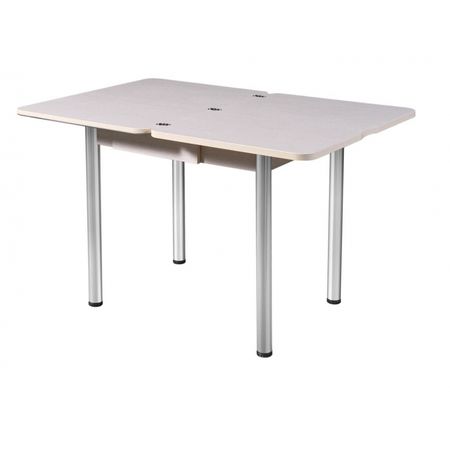 "Ника 1,20"Стол повор.-раскл.(08*06*(1,2*0,8) ДЕРЕВО ПО (Сонома) Полу.Овал