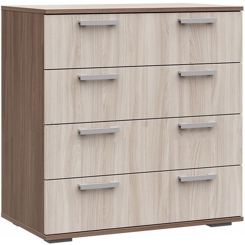 КОМОД №6 (0,8х0,83х0,46) фасад ШИМО СВЕТЛ/корпус ШИМО ТЕМН СНЯТО