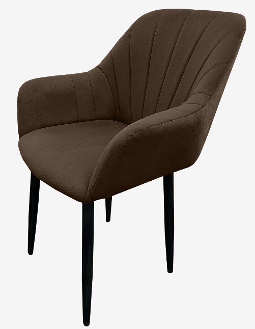 Кресло "Джерси" на черных матовых ногах (Опора №2)