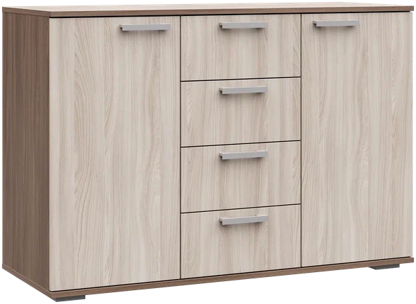 КОМОД №2 (1,2х0,83х0,46) фасад ШИМО СВЕТЛ/корпус ШИМО ТЕМН