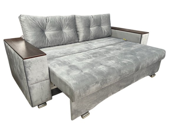 "Вегас" диван прямой, локти многофункциональные, ПБ+ППУ, Тик-так, 1,9*1,6