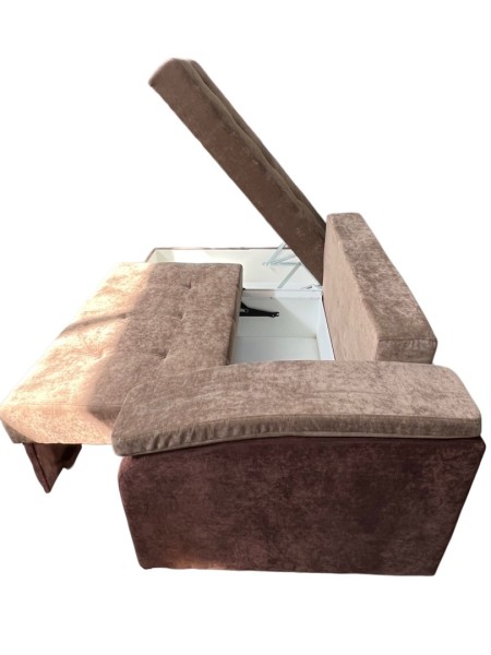 "Бруклин" диван угловой с трапецией, Тик-так, 2,0*1,5