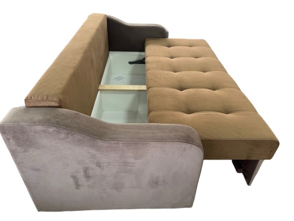 "МАДРИД" диван прямой (без декора), ПБ+ППУ, Тик-так, СМ 1,95*1,6