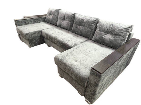 "Турин" Диван с 2-мя атаманками/подл.удлин. Токио/середина.1300