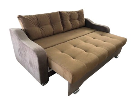 "МАДРИД" диван прямой (без декора), ПБ+ППУ, Тик-так, СМ 1,95*1,6