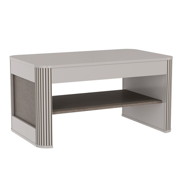 Стол журнальный 34.20 "Фантазия" (кашемир / дуо / Kroning кашемир патина)