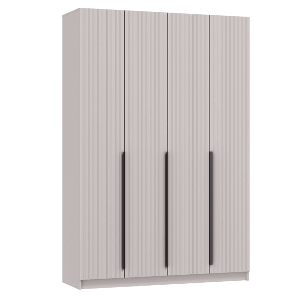 Шкаф для одежды 67.13 "Брандо" (4-х дв.) (МДФ ПВХ кашемир) (h2400)