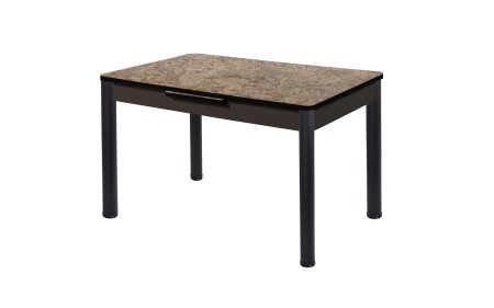 Стол "ЛЮКС 1,52 ПЛАСТИК" раздвижной (1,2*1,52*0,8) опора ХРОМ