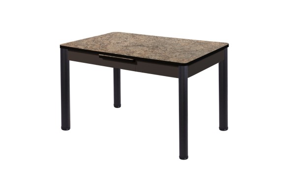 Стол "ЛЮКС 1,52 ПЛАСТИК" раздвижной (1,2*1,52*0,8) опора полуовал массив дерева