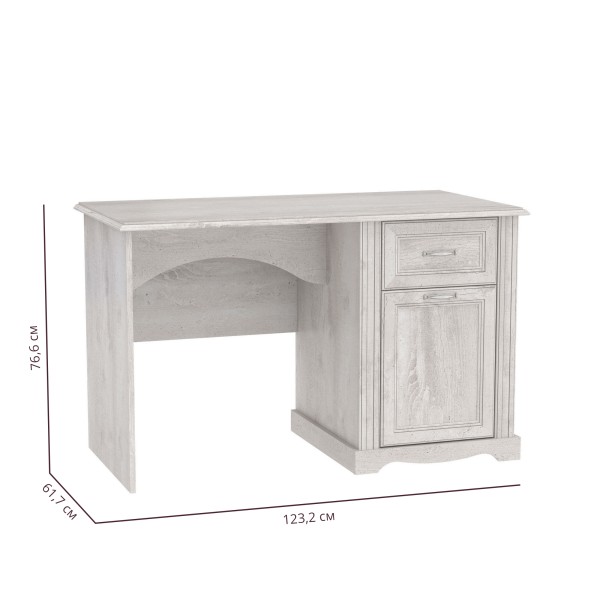 32.29 "Сохо"Стол письменный  (бетон пайн белый)