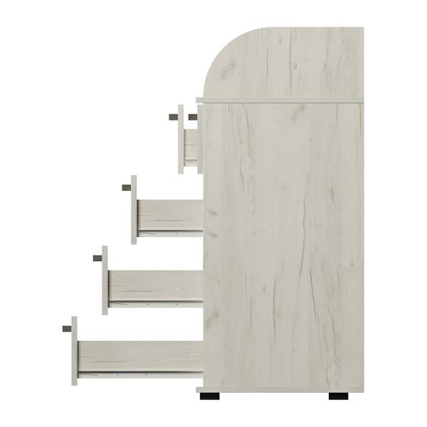 "Стандарт №1" Комод (Дуб крафт белый) 