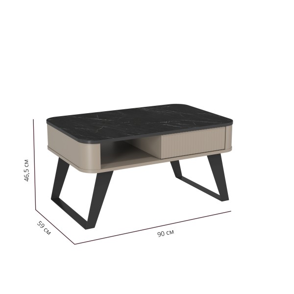 76.10 Стол журнальный Фиделия