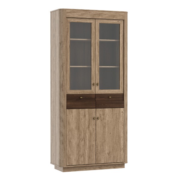 34.05 Шкаф комбинированный "Фантазия" (дуб каньон/дуб кальяри)