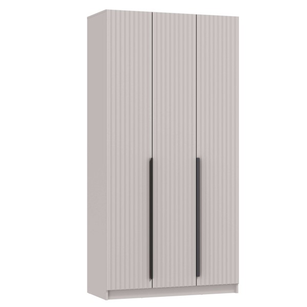 Шкаф для одежды 67.12 "Брандо" (3-х дв.) (МДФ ПВХ кашемир) (h2400)