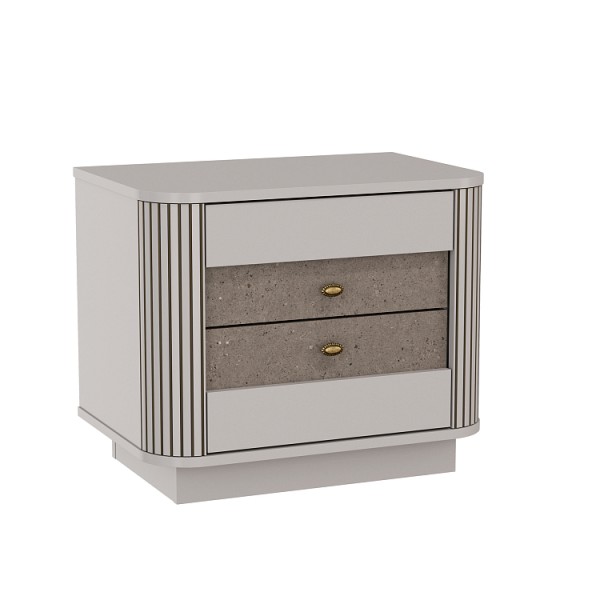 Тумба прикроватная 34.17 "Фантазия" (кашемир / дуо / кашемир патина)