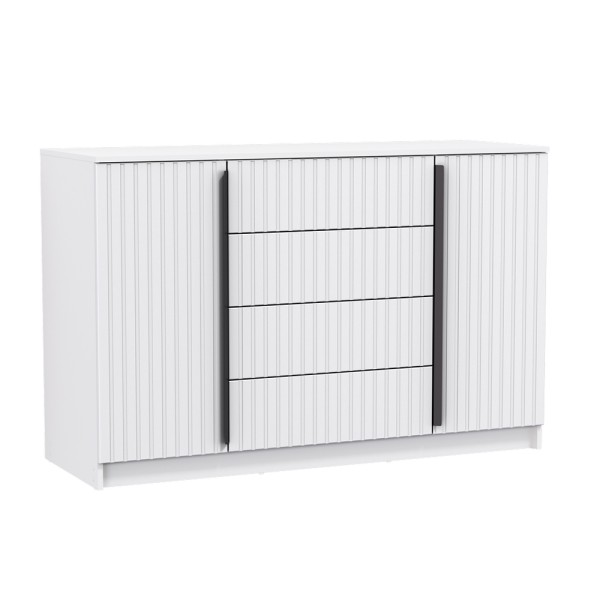 Комод 67.11 "Брандо" (МДФ ПВХ белый матовый)