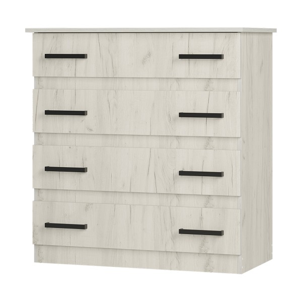 "Стандарт №6" Комод (Дуб крафт белый) 