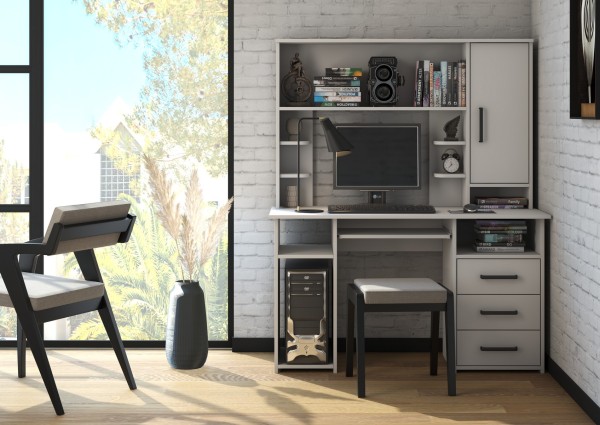 "Лик-5" Стол компьютерный СК-4 БЕЛЫЙ