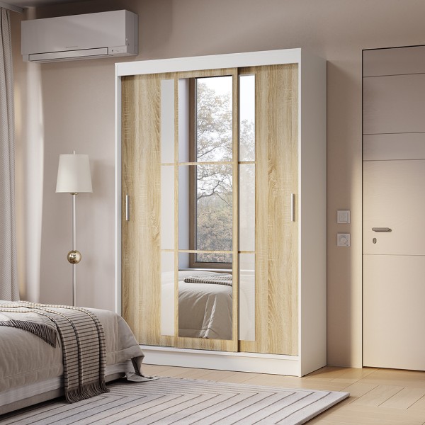 "Денвер" Шкаф-купе ШКК-03 Белый сонома