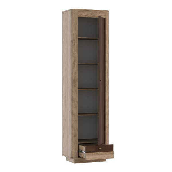 34.30 Шкаф для белья "Фантазия" (дуб каньон/дуб кальяри ) 