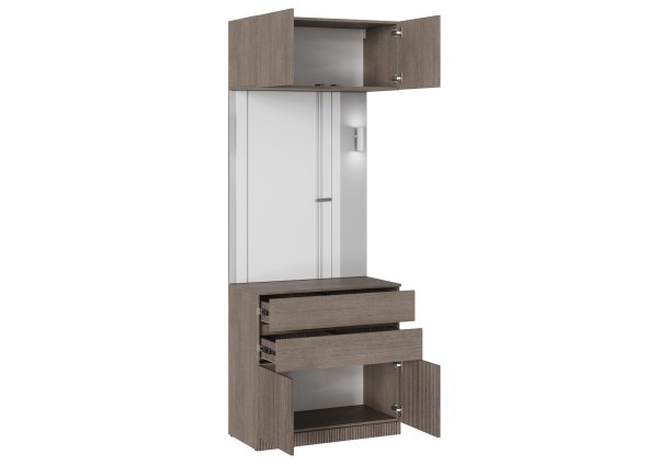 "Кантри" Шкаф с зеркалом и ящиком ШК-003