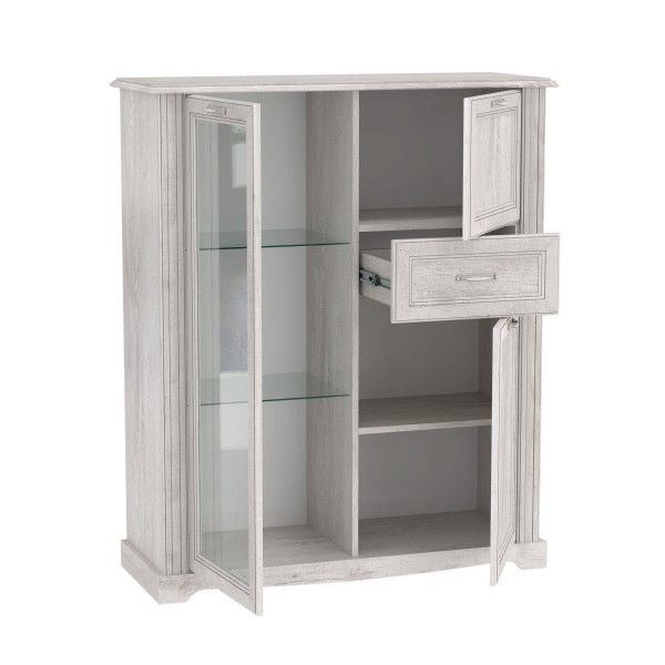 32.09 Шкаф комбинированный "Сохо"(бетон пайн белый)
