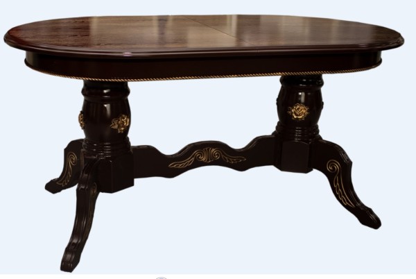 Стол на двух лапах-Шпон 2,00*2,40  (Орех)