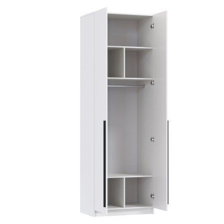 Шкаф для одежды 67.10 "Брандо" (2-х дв.) (ЛДСП белый) (h2500)