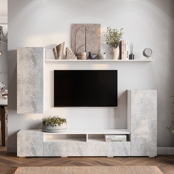 "Диаманд" Гостиная Цемент светлый