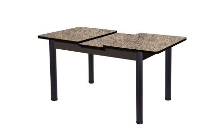 Стол "ЛЮКС 1,52 ПЛАСТИК" раздвижной (1,2*1,52*0,8) опора ХРОМ