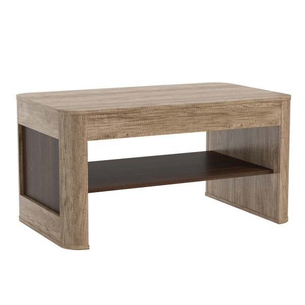 34.20 Стол журнальный "Фантазия" (дуб каньон/дуб кальяри)