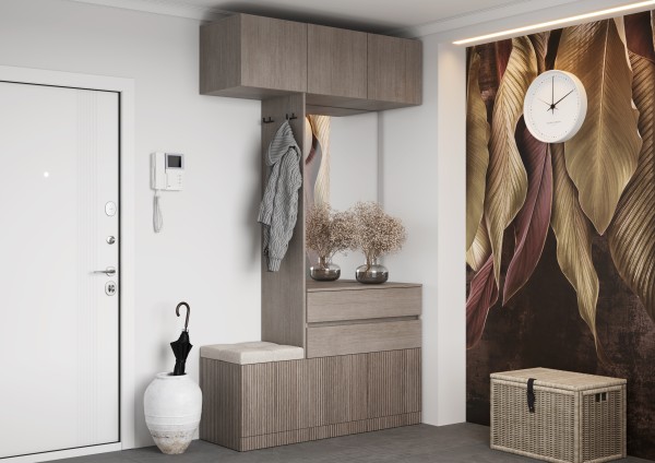 "Кантри" Шкаф с зеркалом и ящиком ШК-003