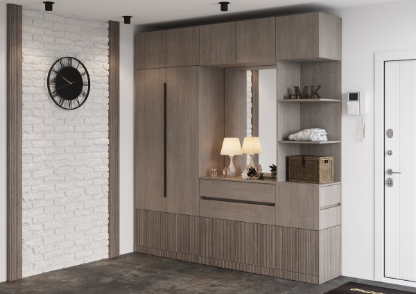 "Кантри" Шкаф с зеркалом и ящиком ШК-003