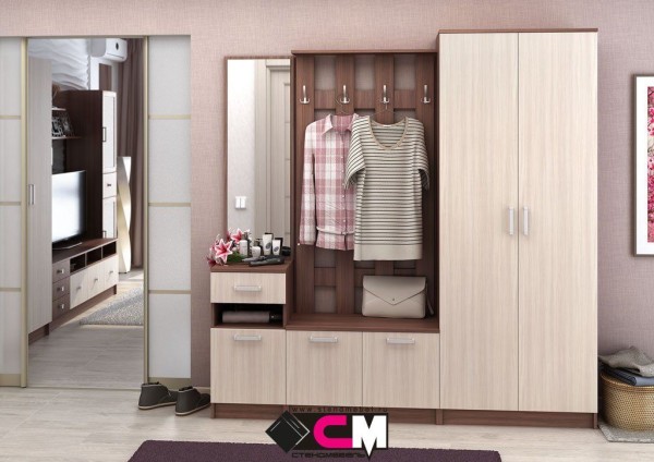 Прихожая МАШЕНЬКА ВШ 201 вешалка (0,8х1,4) ВЕНГЕ