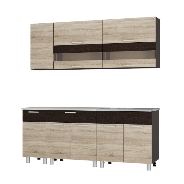 2,00 "Монтана" Кухня ЛДСП  "BTS"  