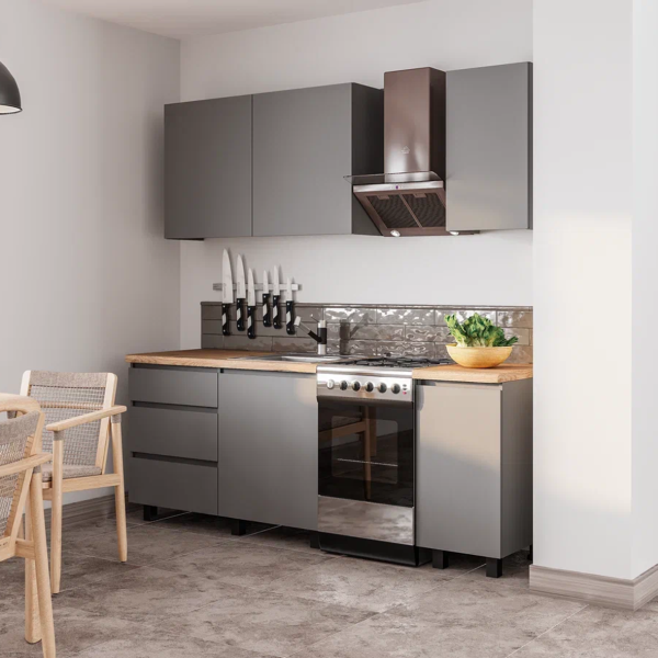 1,60 "Асти" Кухня графит