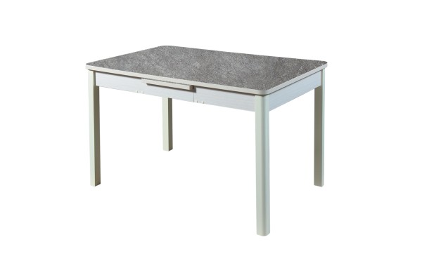 Стол "ЛЮКС 1,52 ПЛАСТИК" раздвижной (1,2*1,52*0,8) опора ХРОМ