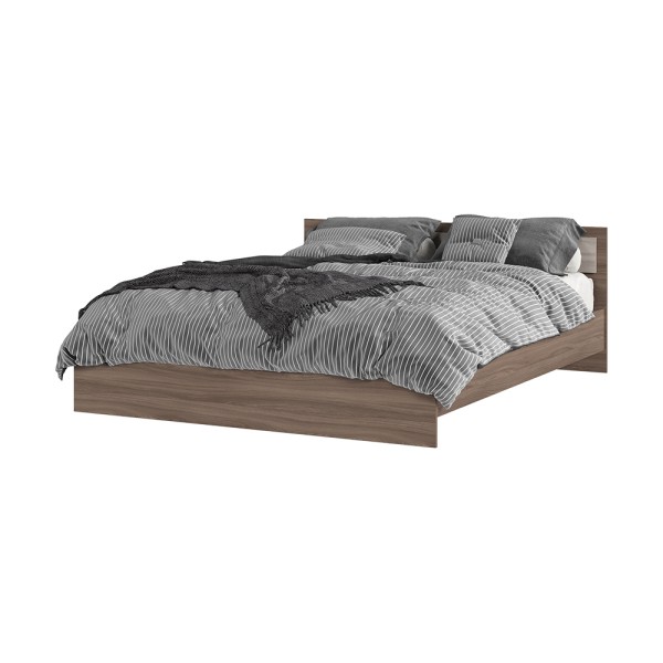 Спальня Кровать ГАРМОНИЯ КР 601 (1,652х0,7х2,032) фасад ШИМО СВЕТЛ/корпус ШИМО ТЕМН