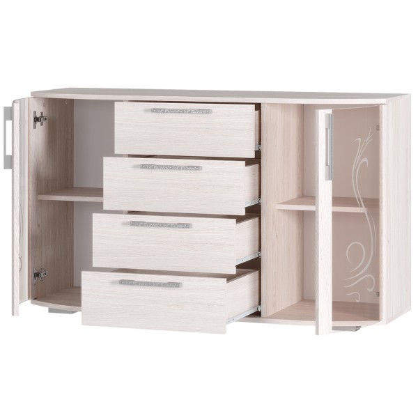 "Флорида" Комод  ясень белый