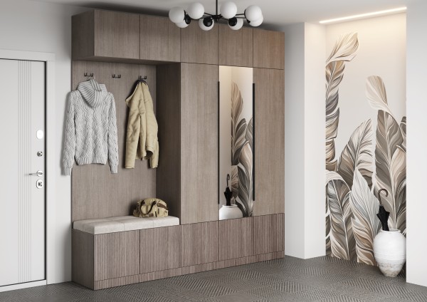 "Кантри" Шкаф с вешалкой и сидушкой ШК-004