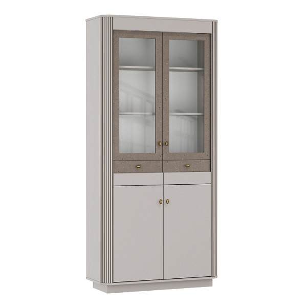 Шкаф комбинированный 34.05 "Фантазия" (кашемир / дуо / Kroning кашемир патина)