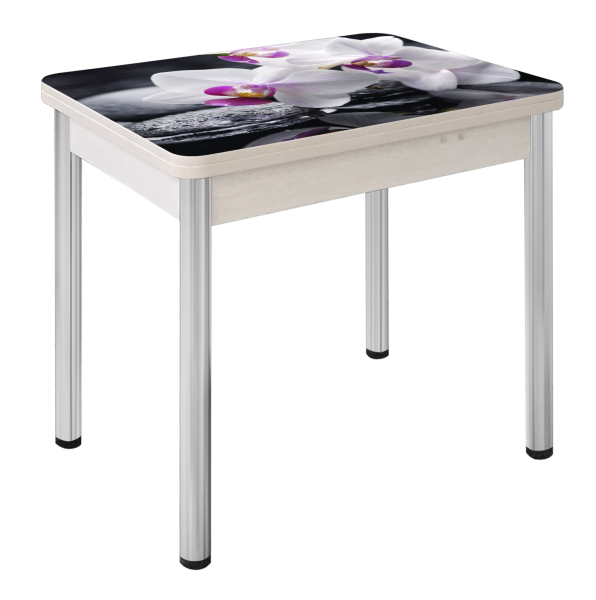 "Ника 1,20"Стол повор.-раскл.(08*06*(1,2*0,8) ДЕРЕВО ПО (Сонома) Полу.Овал