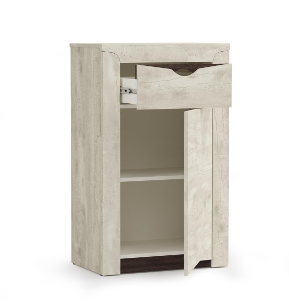 33,20 "Лючия" Тумба (бетон пайн белый/венге/белый)