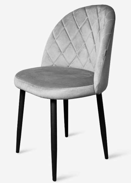 Стул "ГРЕЙС" на белых матовых ногах.(Опора №2)