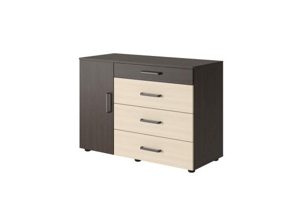 "Вега К02" Комод 4 ящика 1 створка СНЯТО